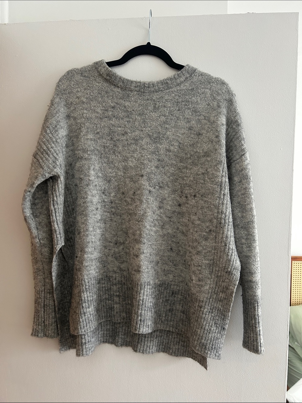 Divided Light Gray Crewneck Sweater